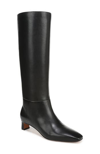 Vince Harlan Tall Pull On Tall Boots In Black