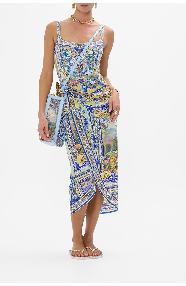 Camilla Long Eyelet Sarong Wall To Wall Wonders, Alternate, color, 