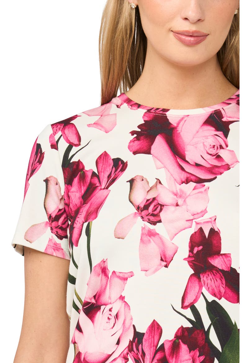 Willow Floral T-Shirt, Alternate, color, ULTRA WHITE