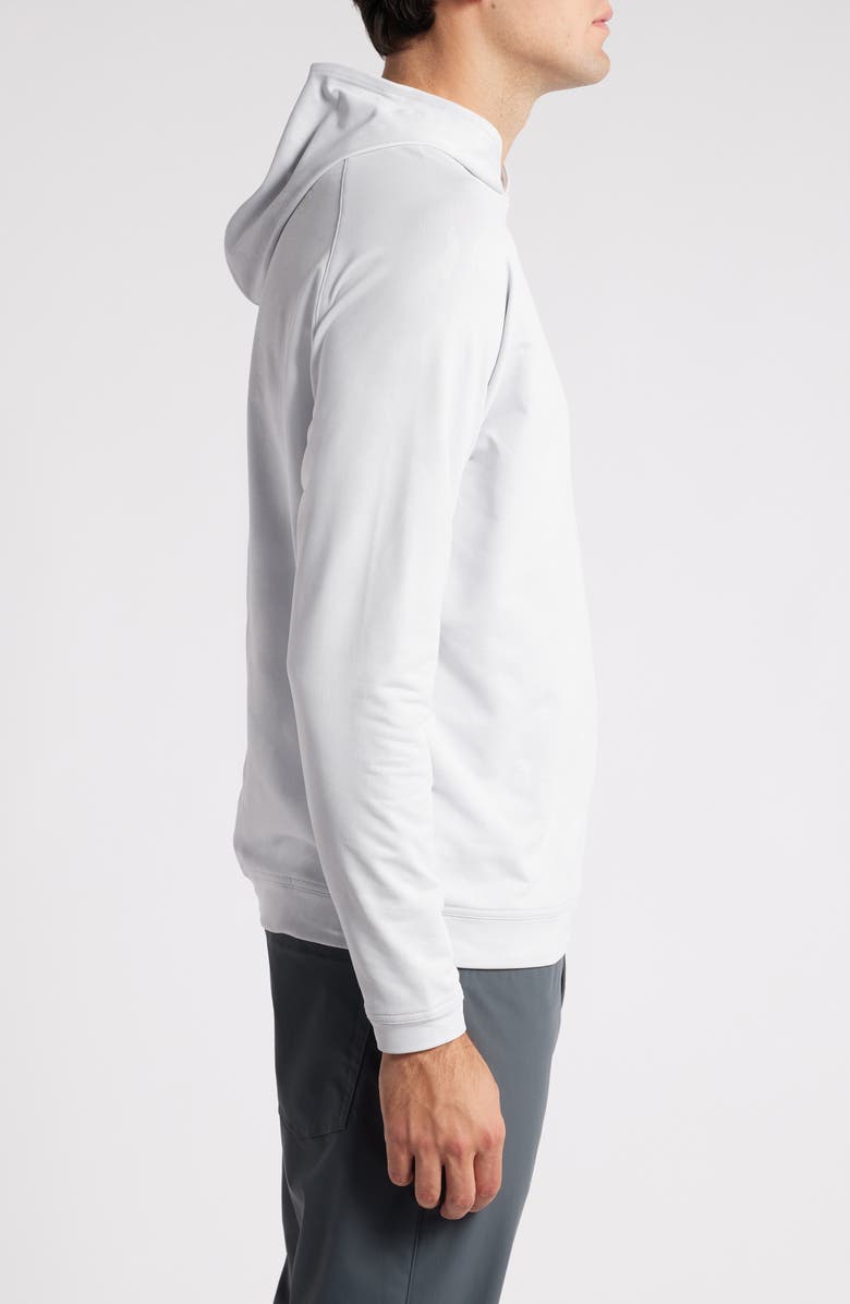 Peter Millar Pine Windowpane Camo Performance Hoodie, Alternate, color,