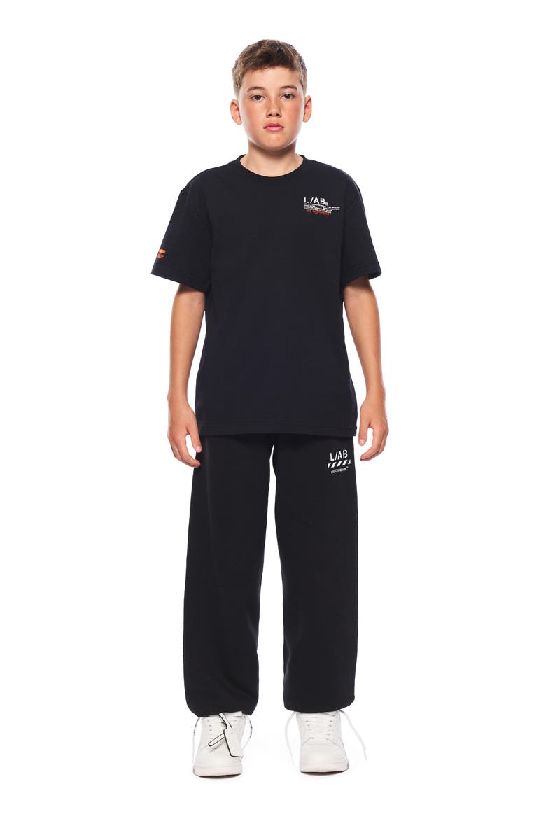 Kids' Active Duct Tape Graphic T-Shirt, Alternate, color, BLACK