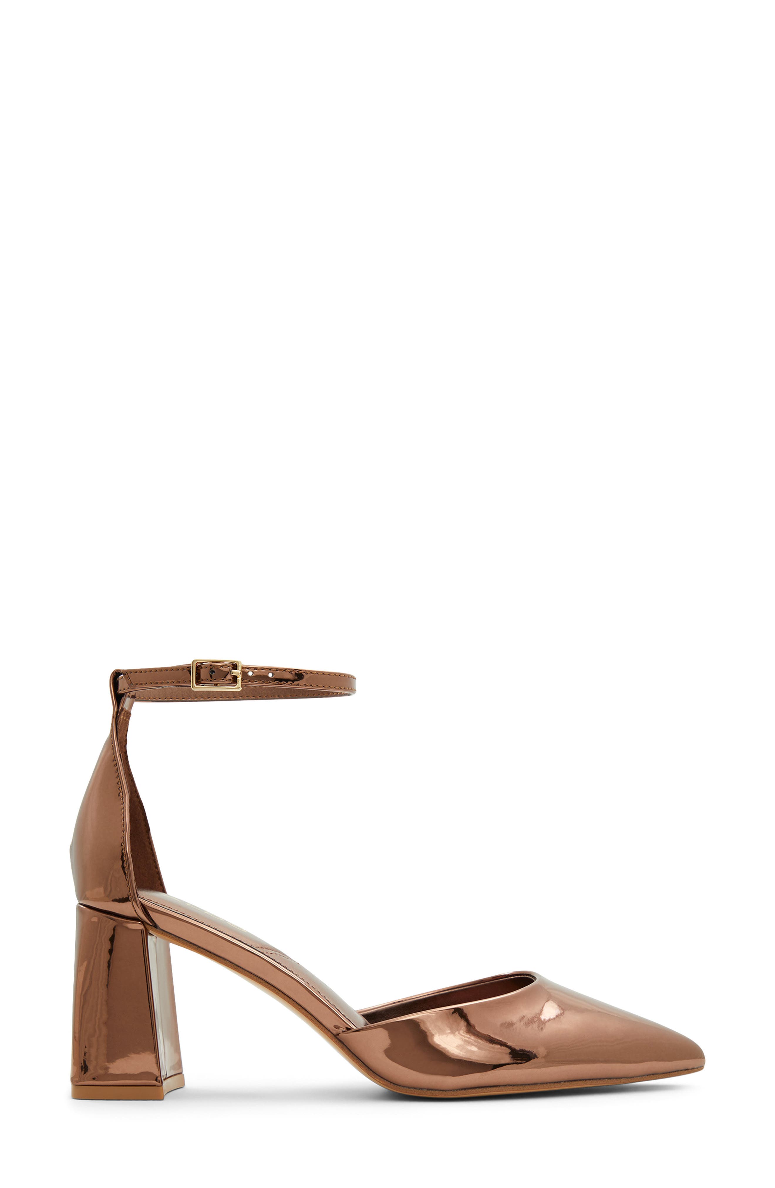ALDO Jan Ankle Strap Pointed Toe Pump, Alternate, color, 