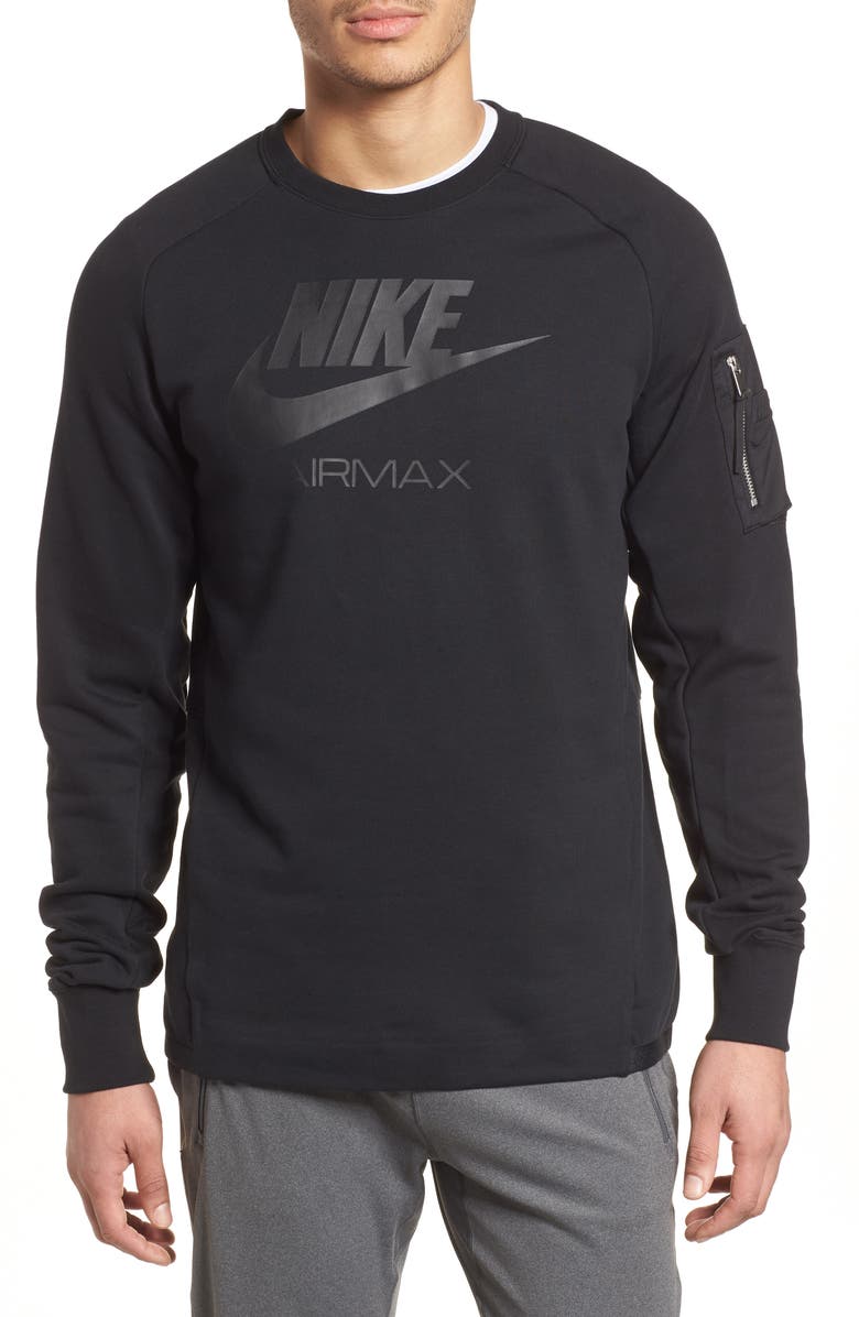 Nike NSW Air Max Crewneck Sweatshirt, Main, color,