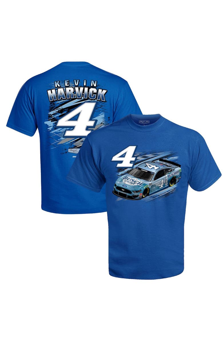 STEWART-HAAS RACING Men's Stewart-Haas Racing Team Collection Royal Kevin Harvick Fuel T-Shirt, Alternate, color, 
