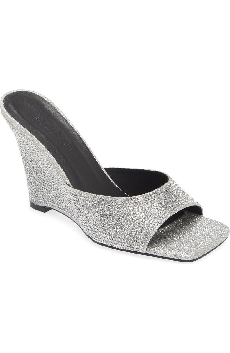 Billini Maria Rhinestone Pavé Wedge Sandal, Main, color,