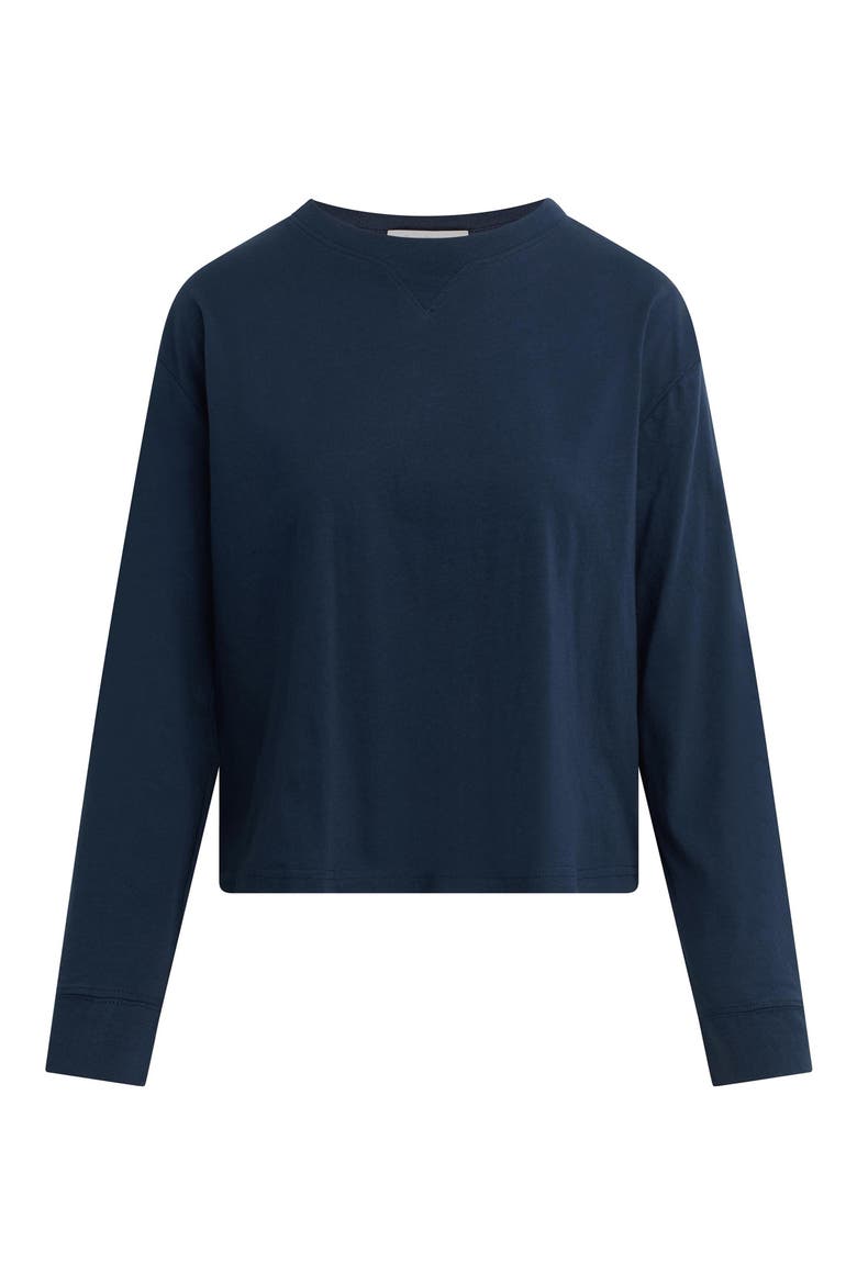 The Everyday Long Sleeve Top, Alternate, color, NAVY