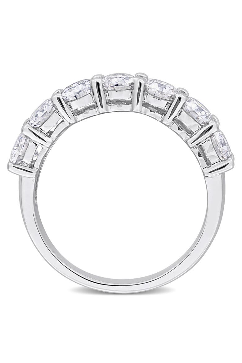 1-3/4CT DEW Moissanite Anniversary Ring, Alternate, color, Sterling Silver