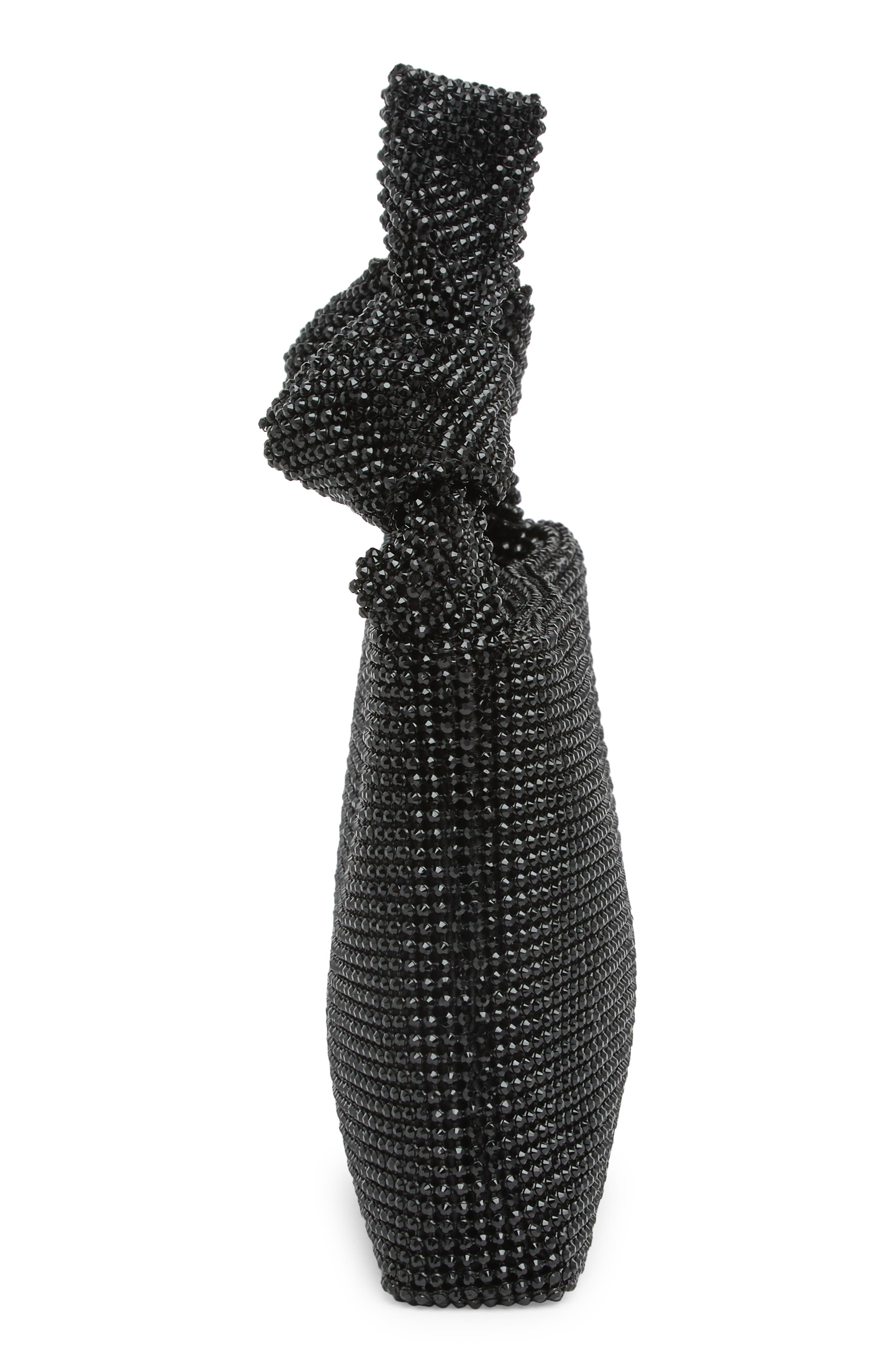 Jessica McClintock Everleigh Crystal Mesh Shoulder Bag, Alternate, color, 