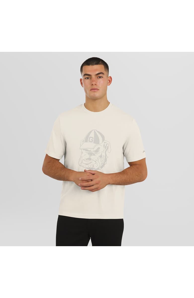 J. Palmer Men's J. Palmer  Cream Georgia Bulldogs Play Action Tri-Blend Performance T-Shirt, Alternate, color, Cream
