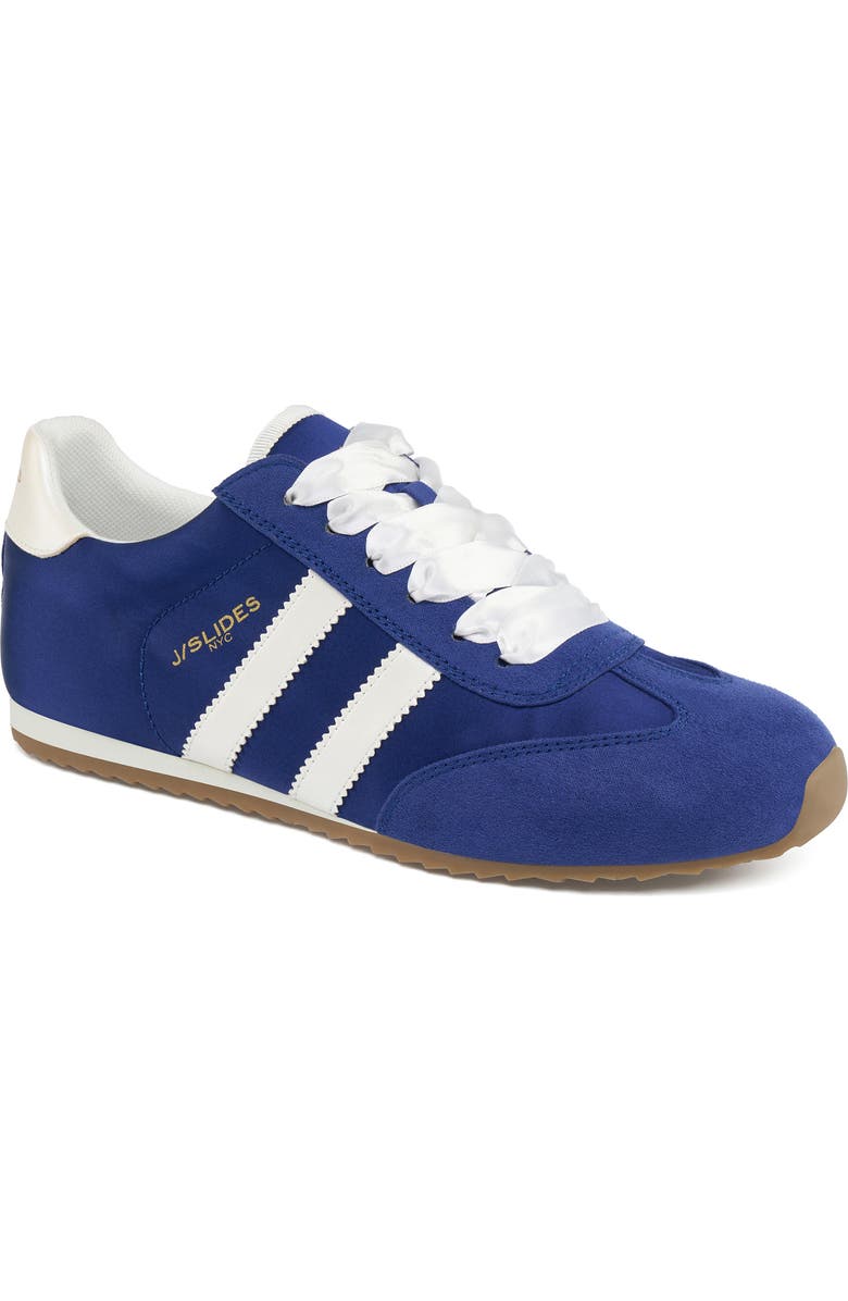JSlides Low Top Sneaker, Main, color, Blue/ White