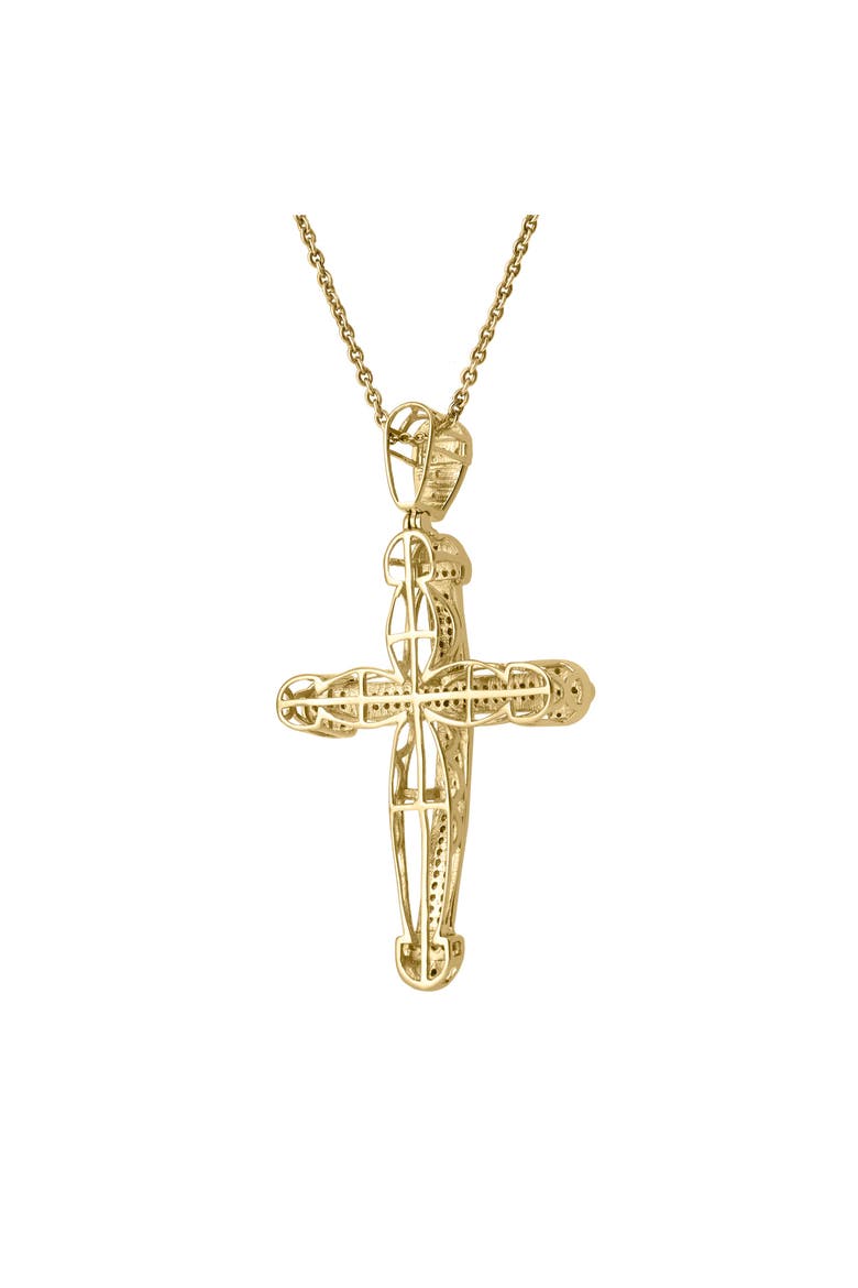 Haven 10K Gold Diamond Cross Pendant - 0.50 CT, Alternate, color, 10K Yellow Gold