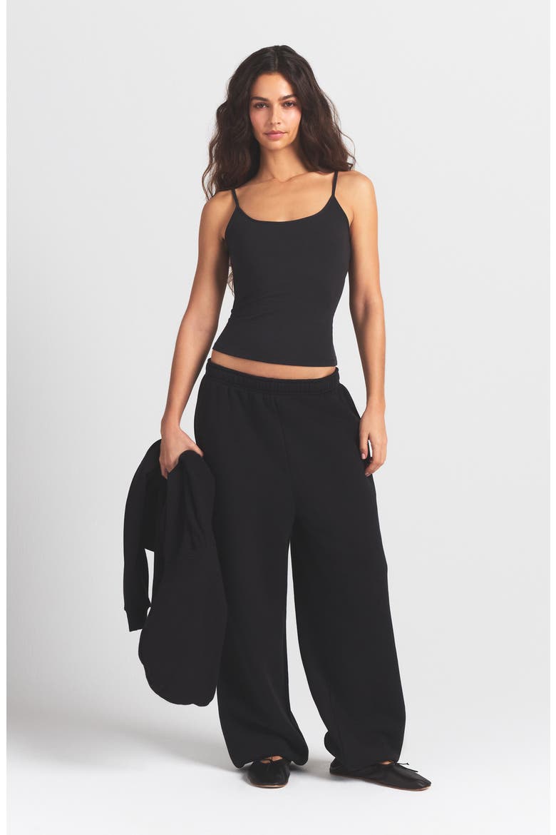 Cotton Jersey Camisole, Alternate, color, SOOT