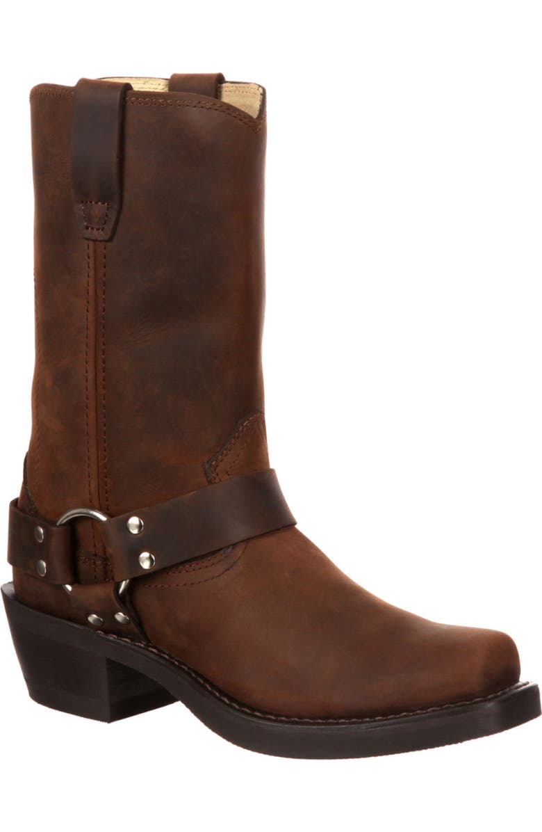 DURANGO Brown Harness Boot, Main, color,