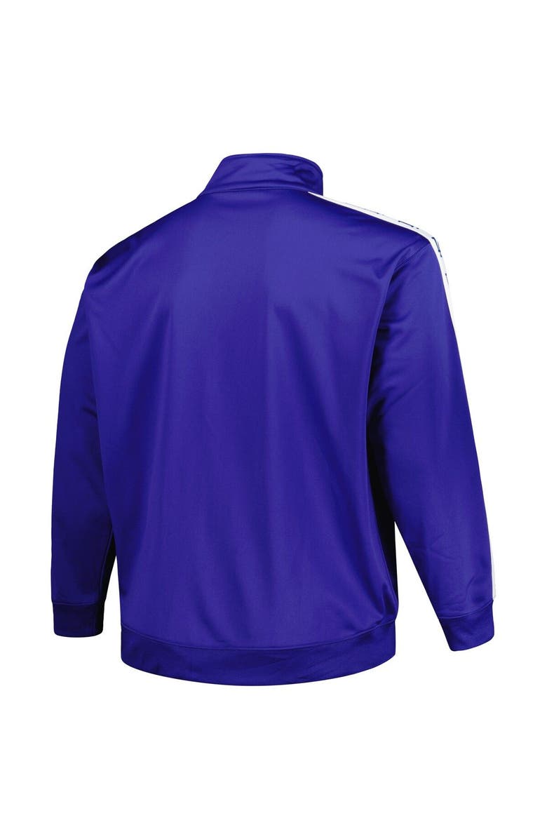 PROFILE Men's Royal Los Angeles Dodgers Big & Tall Tricot Track Full-Zip Jacket, Alternate, color, 
