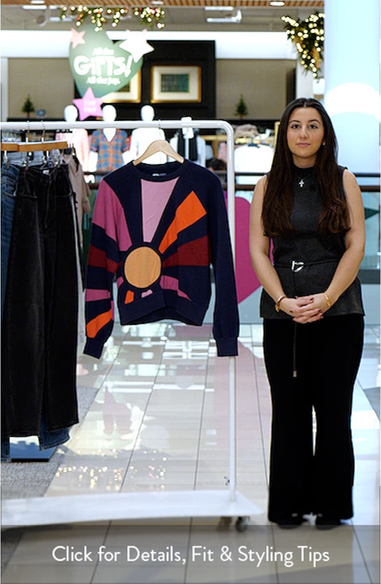 Cloud 9 Sunburst Mixed Media Sweatshirt, sales video thumbnail