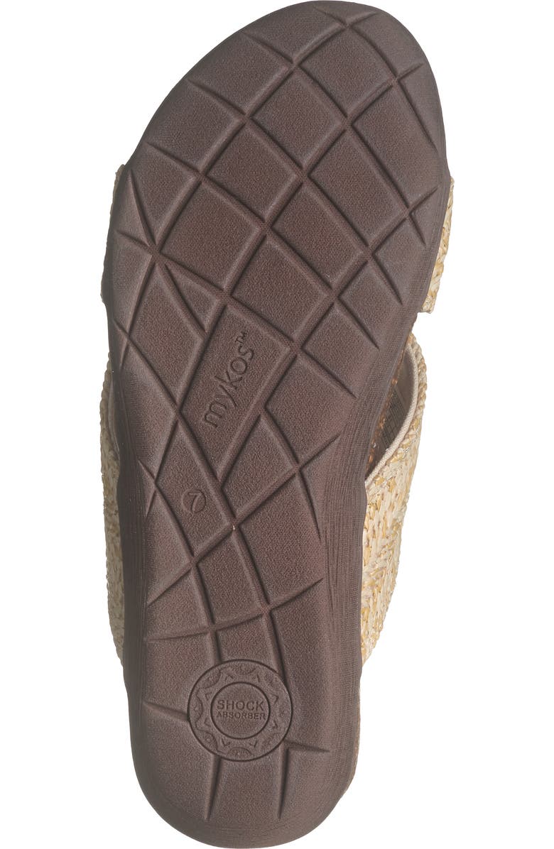 Mykos Leyla Sandal, Alternate, color, Brown