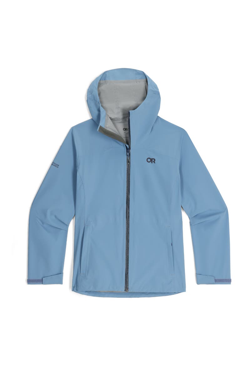 Stratoburst Packable Rain Jacket, Alternate, color, OLYMPIC