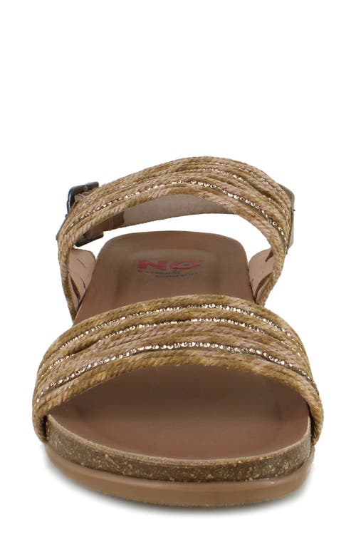 Shop National Comfort Pettra Ankle Strap Sandal In Taupe Leather