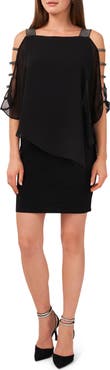 Chaus Ladder Trim Overlay Minidress