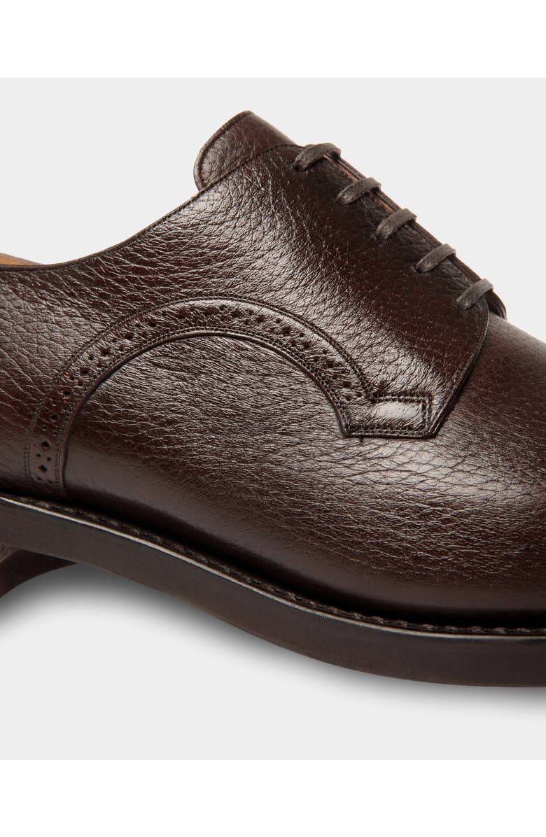 Bally Scribe Derby in Deer Leather, Alternate, color, Brown