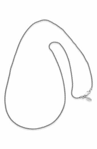 SAMUEL B. Sterling Silver Popcorn Chain Necklace