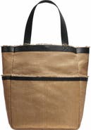 Donna Karan New York Lido Metallic Canvas Tote