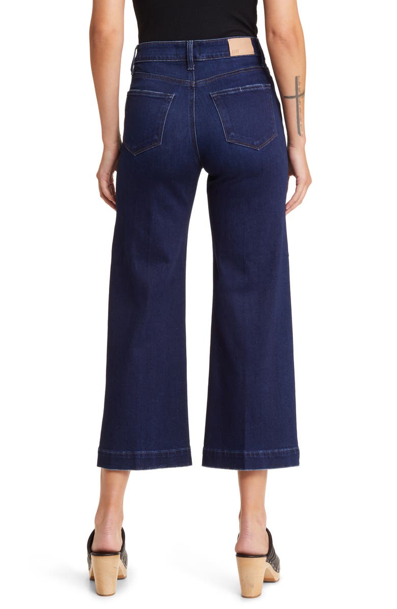 PAIGE Anessa High Waist Wide Leg Jeans, Alternate, color, 