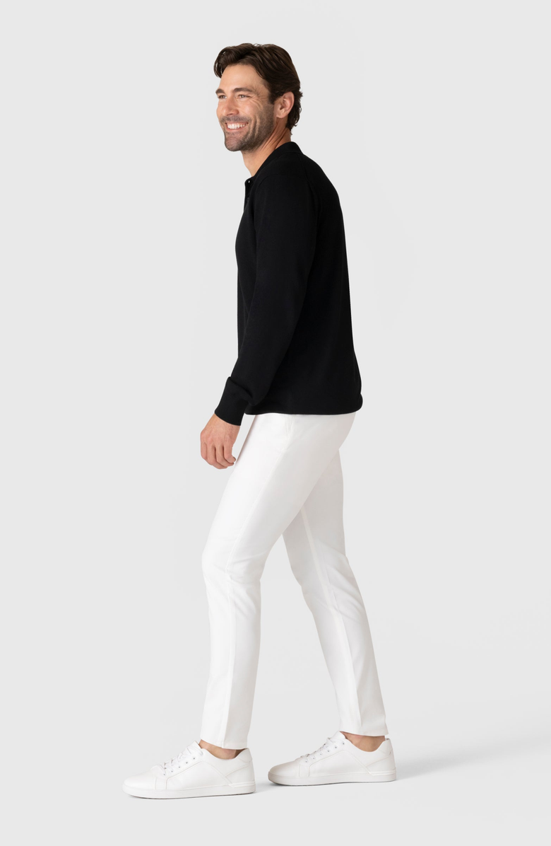 Jack Archer Legacy Polo Sweater, Alternate, color, Black