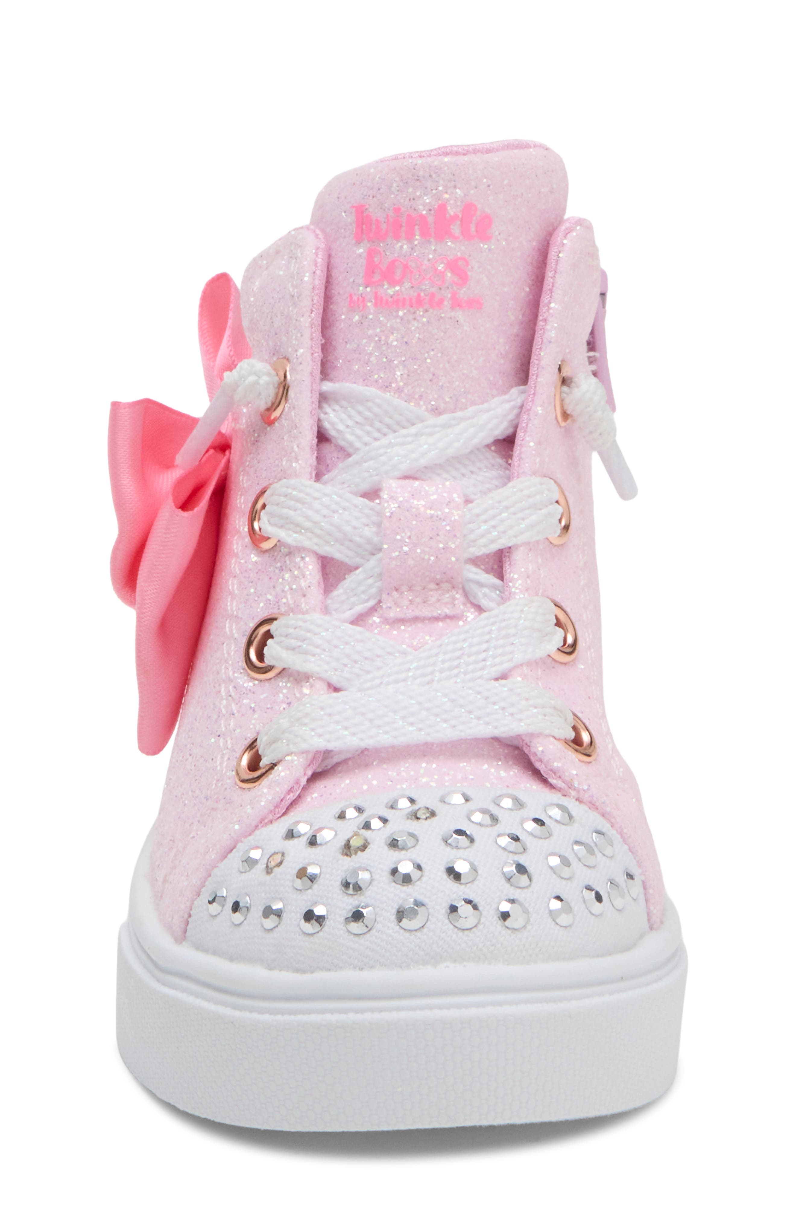 Kids' Twinkle Sparks Royal Heart High Top Sneaker, Alternate, color, LTPK