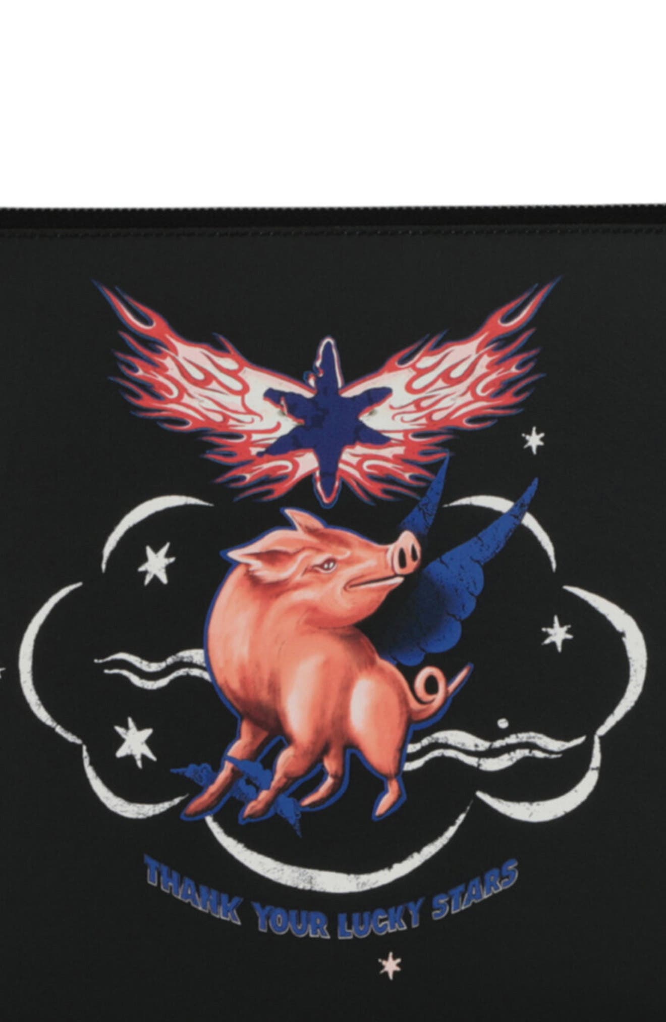 Givenchy Zodiac Pig Zip Pouch
