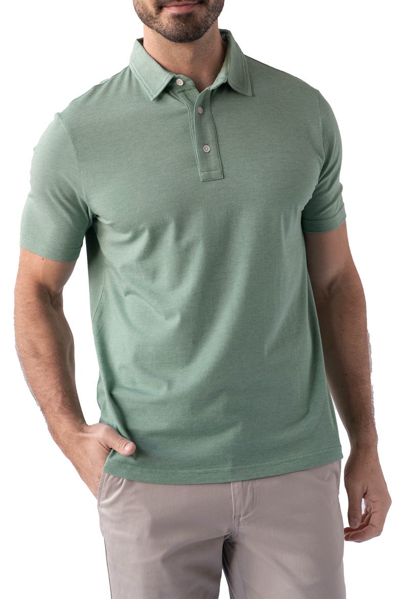 Feeder Polo, Main, color, MELANGE FARMER SAGE