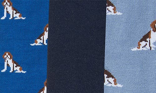 BARBOUR BARBOUR 3-PACK BEAGLE DOG SOCKS 