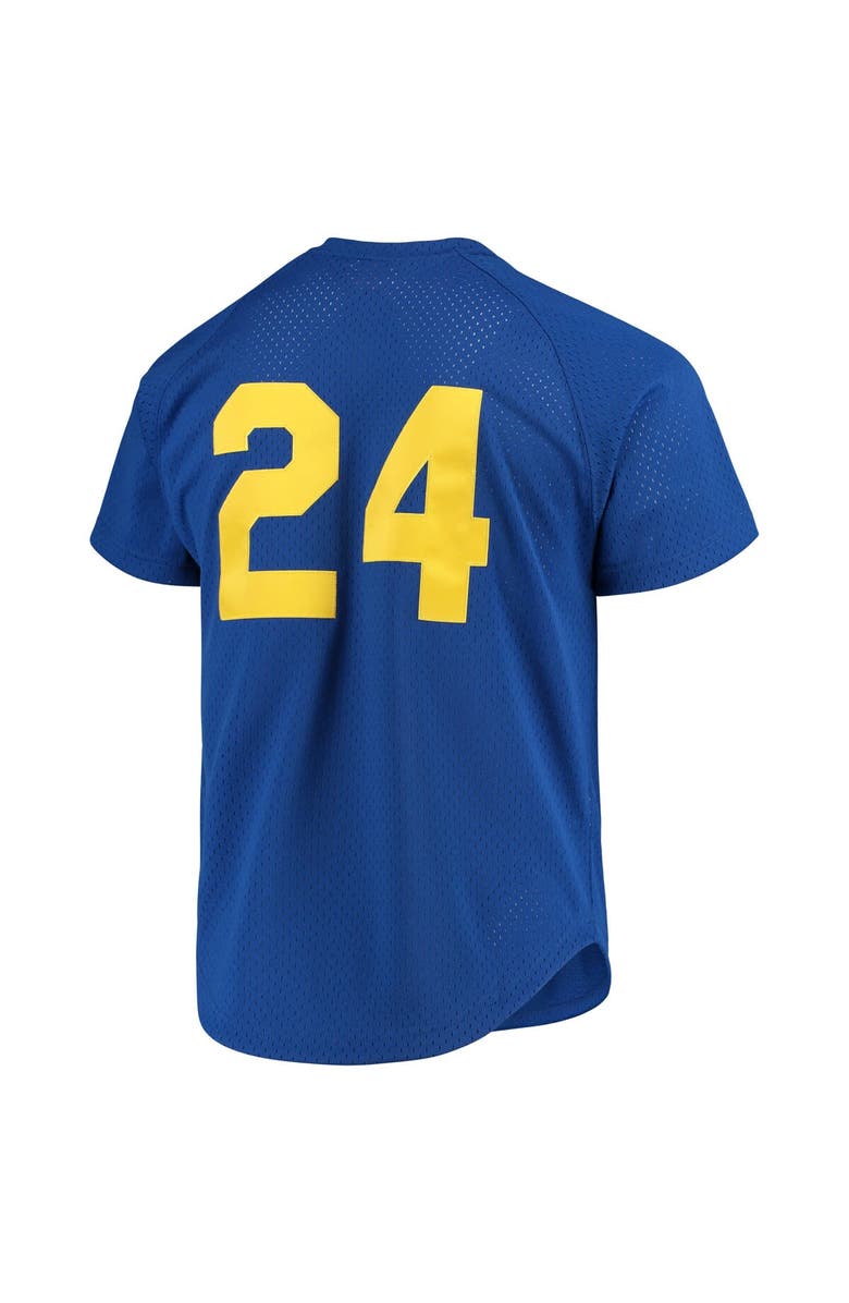 Mitchell & Ness Men's Mitchell & Ness Ken Griffey Jr. Royal Seattle Mariners Cooperstown Mesh Batting Practice Jersey, Alternate, color, Royal
