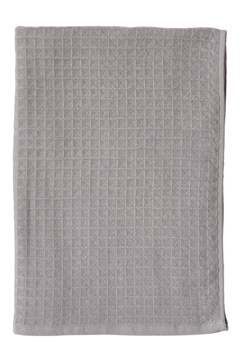 Waffle Hand Towel, Main, color, GREY