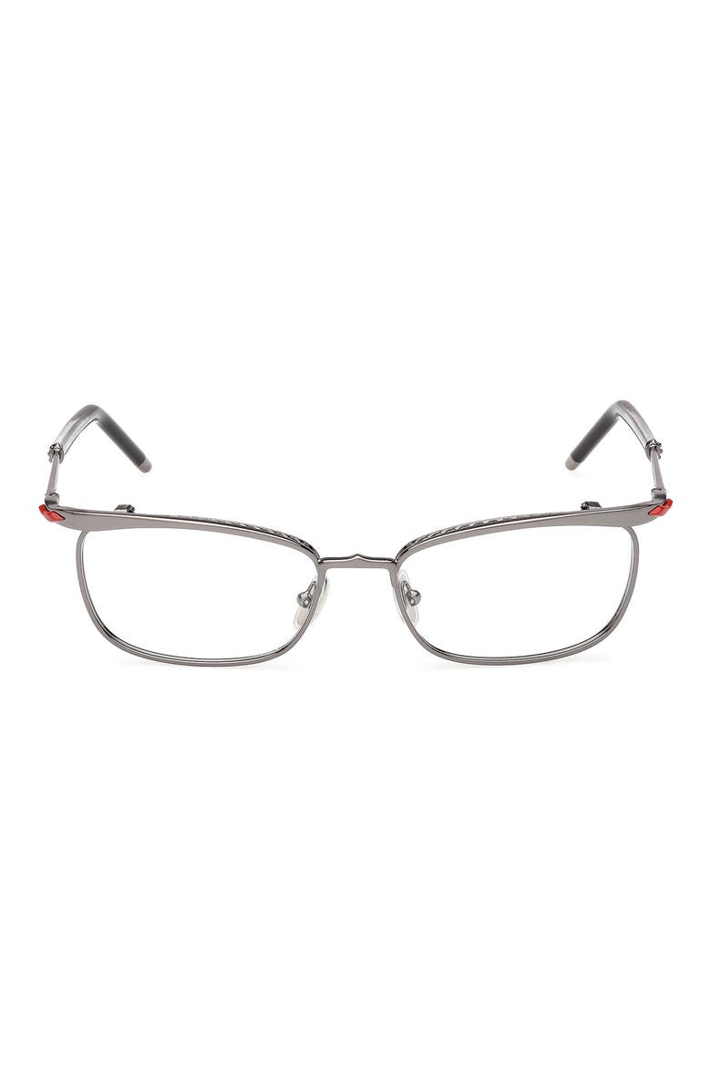 54mm Oval Optical Glasses, Main, color, GUNMETAL