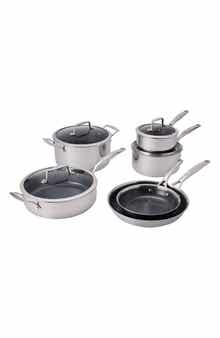 Paradigm 10-Piece Ceramic Stainless Steel Cookware Set