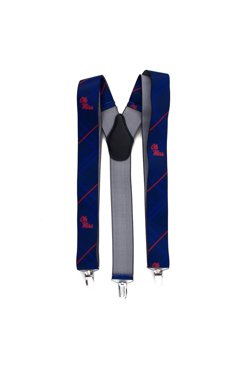 EAGLES WINGS Men's Blue Ole Miss Rebels Suspenders, Main, color, Blue