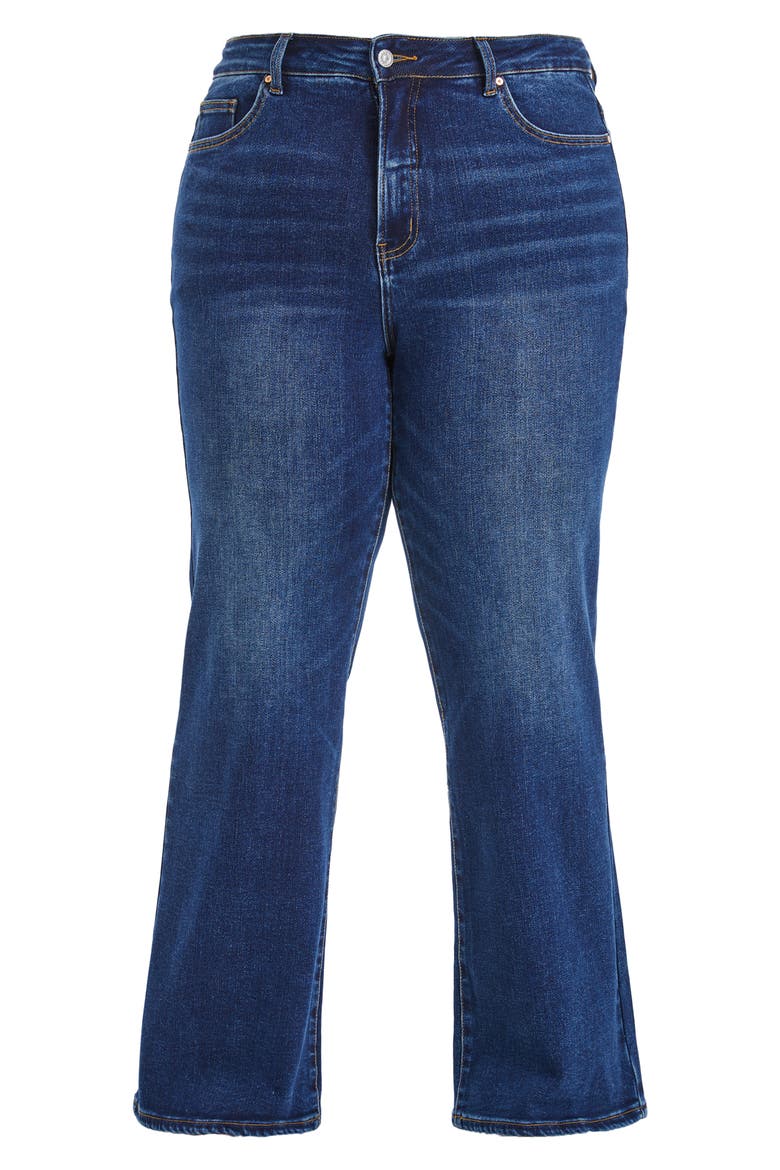 Linda High Waist Wide Leg Jeans, Alternate, color, DEEP SEA
