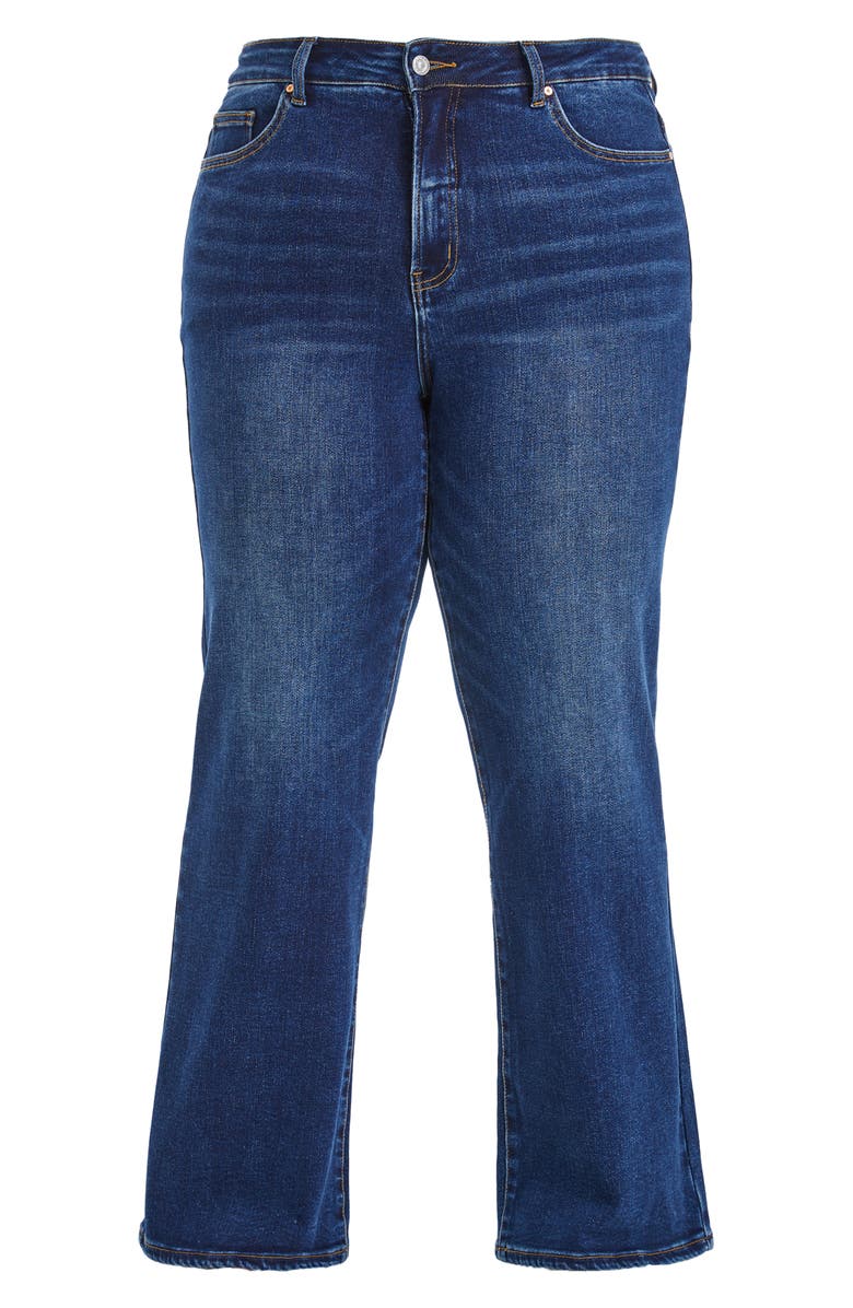 Bayeas Linda High Waist Wide Leg Jeans, Alternate, color, Deep Sea