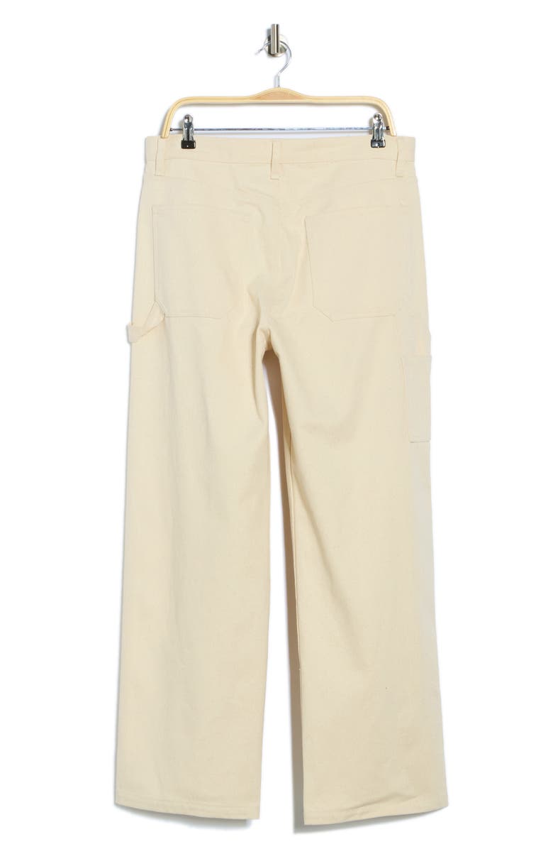 rag & bone Stella Carpenter Pants, Alternate, color, Ecru
