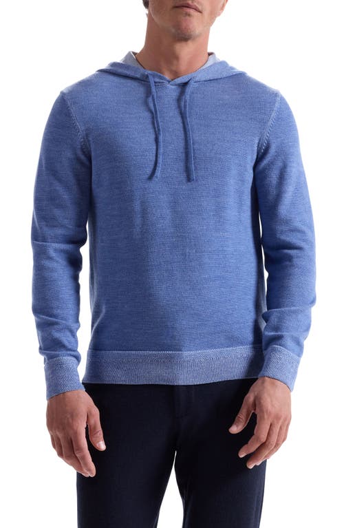 Bugatchi Meino Wool Hoodie Sweater In Blue
