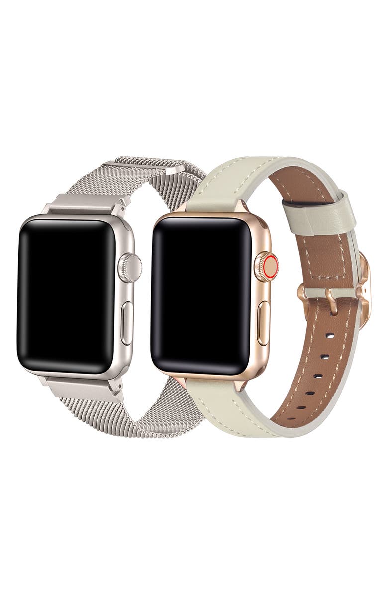 The Posh Tech Assorted 2-Pack Apple Watch<sup>®</sup> Watchbands, Alternate, color, 