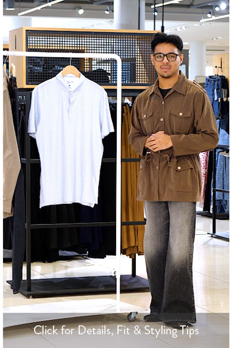 Emillio Geo Print PREP-FORMANCE Golf Polo video