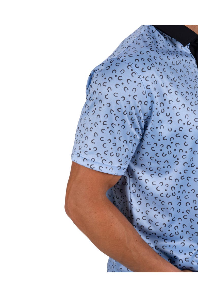 Good Luck Polo, Alternate, color, Peri Blue