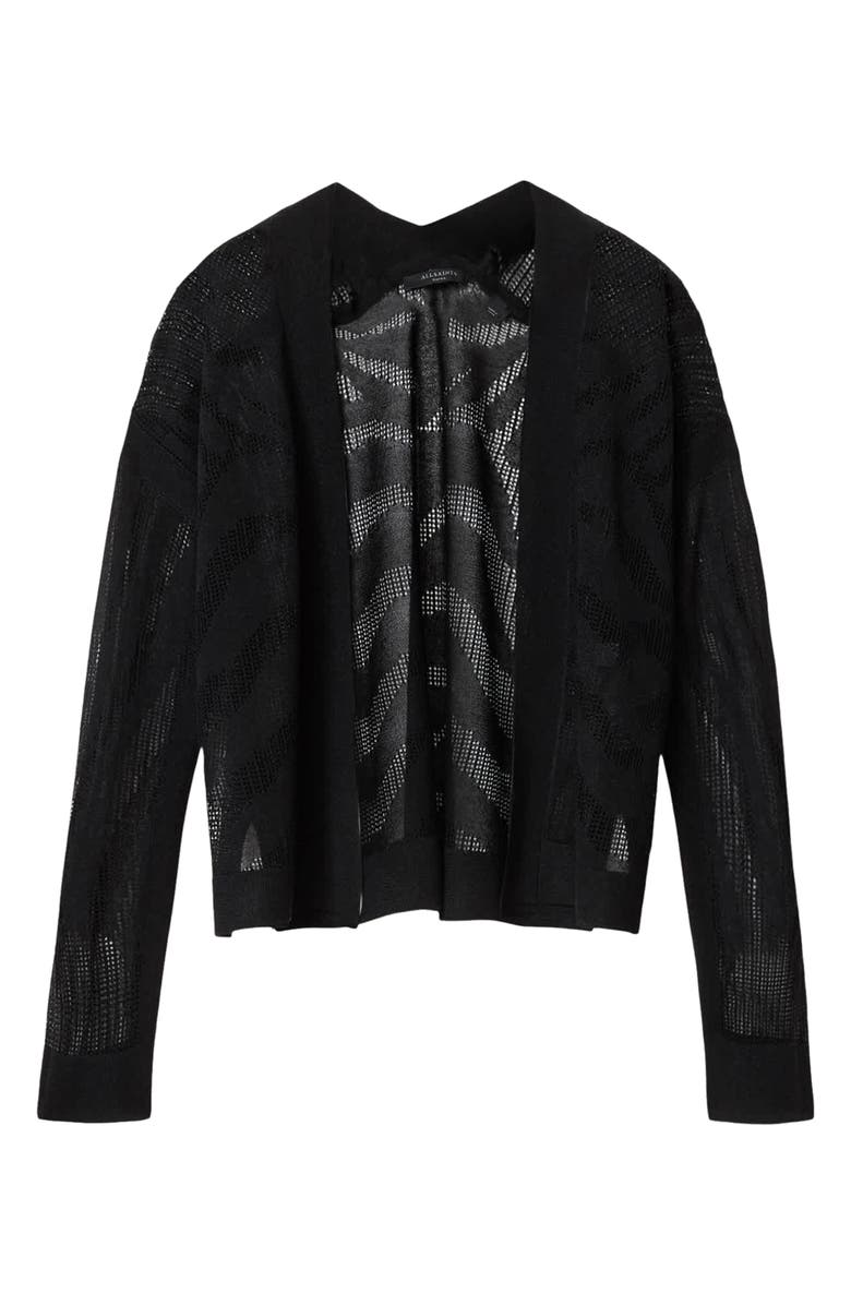 AllSaints Misha Crop Cardigan, Alternate, color, 