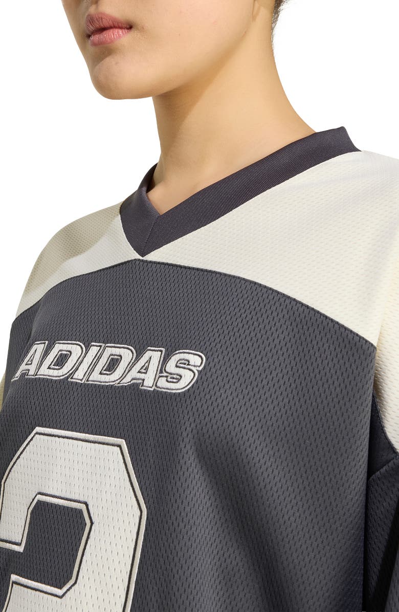adidas Originals Hockey Jersey Dress, Alternate, color, Utility Black