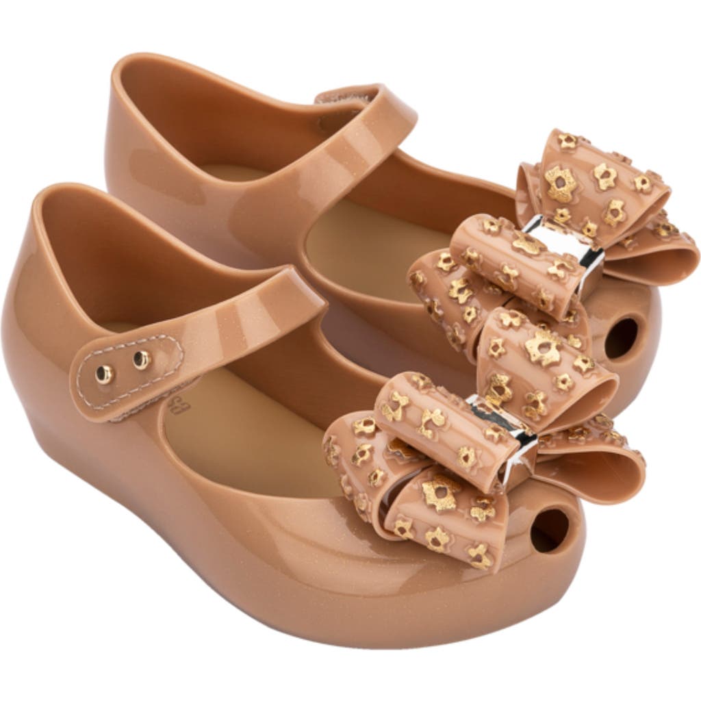Melissa Kids' Mini Ultragirl Sweet Mary Jane Flat In Brown