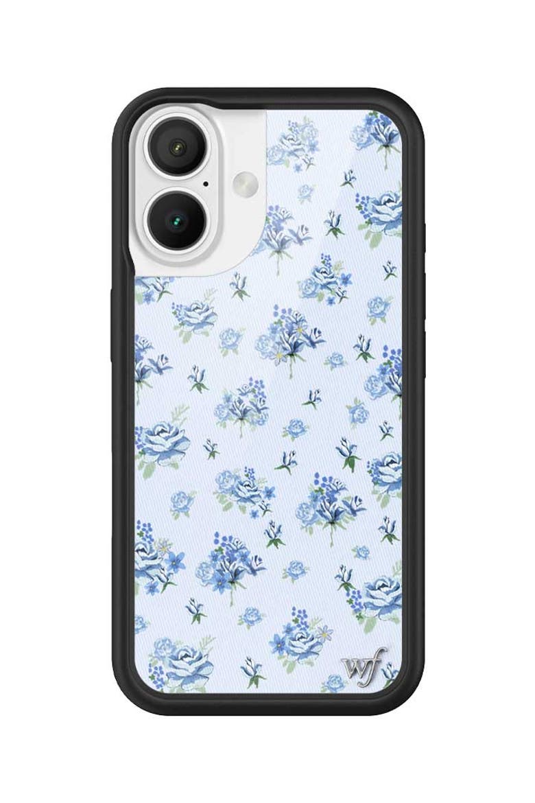 Forget Me Not Floral iPhone Case, Main, color, Blue