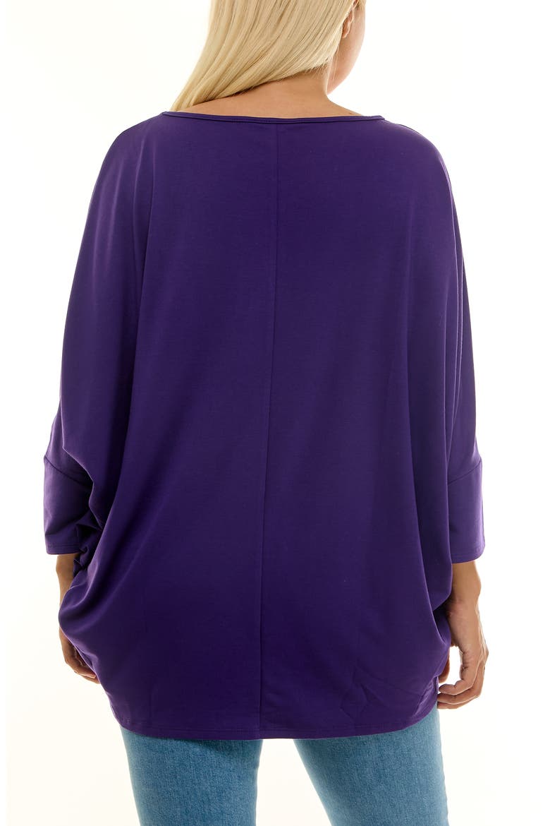 Dolman Sleeve Tunic, Alternate, color, VIOLET INDIGO
