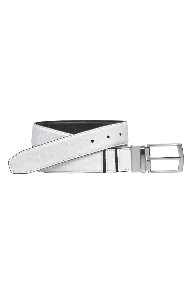 Johnston & Murphy XC4 Reversible Waterproof Leather Golf Belt, Main, color,